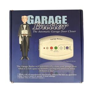 Garage Butler Automatic Garage Door Closer Timer Light Sensor Siren GB-1000